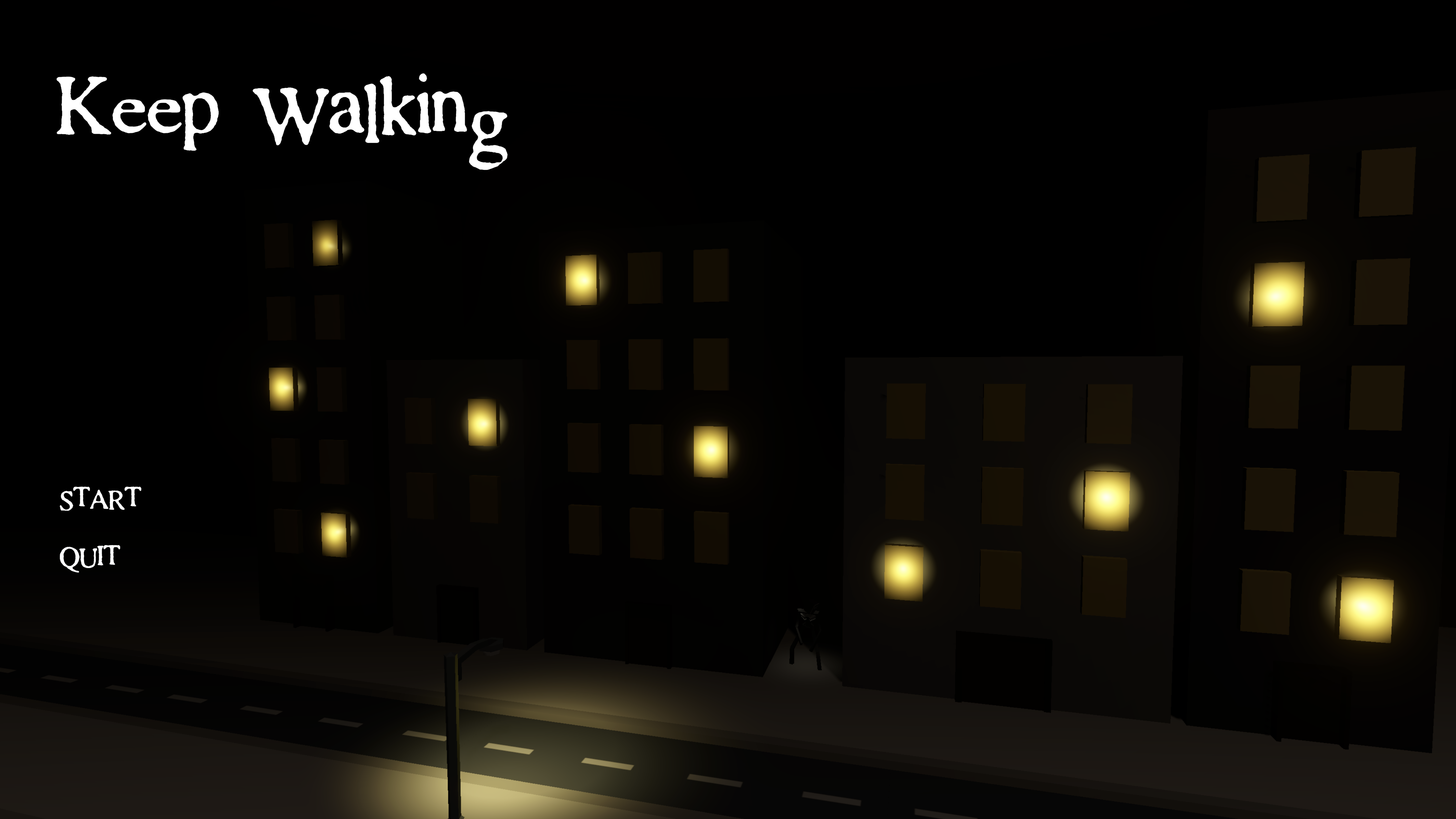 Keep Walking title screen